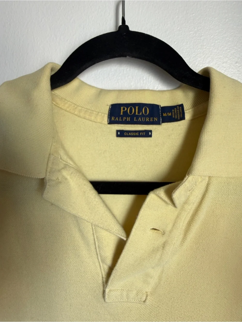 Sold! Polo by Ralph Lauren Men’s Yellow Polo Shirt- size M